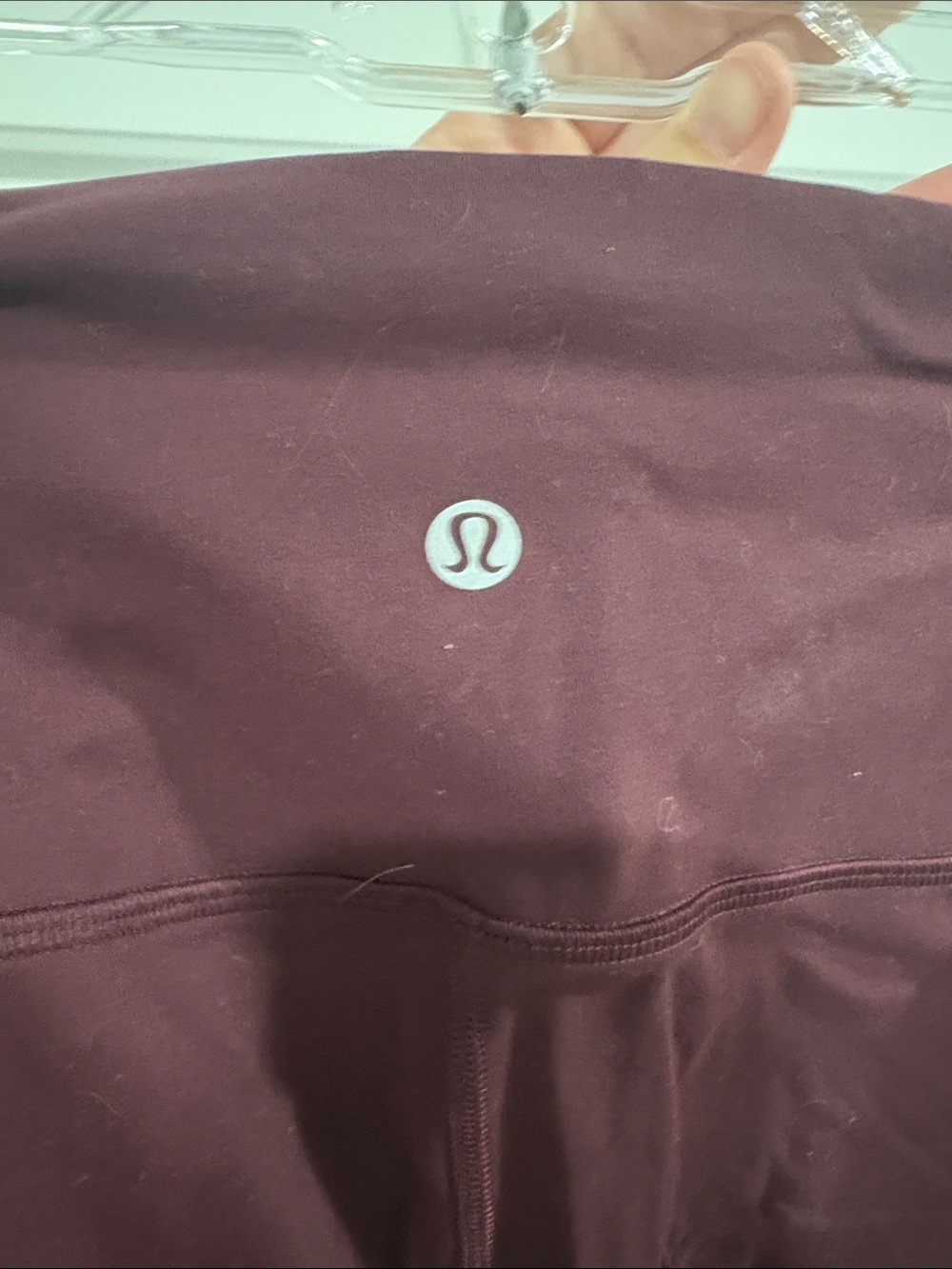 Lululemon Wunder Train High-Rise Tight 25" burgundy - Picture 2 of 4